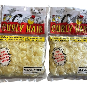 VTG One & Only Creations Curly Hair Sunshine Blonde Original-Curl for Doll