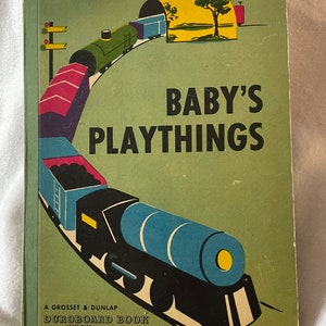 Babyspielzeug Duraboard Buch Grosset und Dunlap 1949