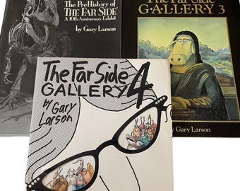 The Far Side Gary Larson Book Lot of 3 Large Paperbacks Vintage