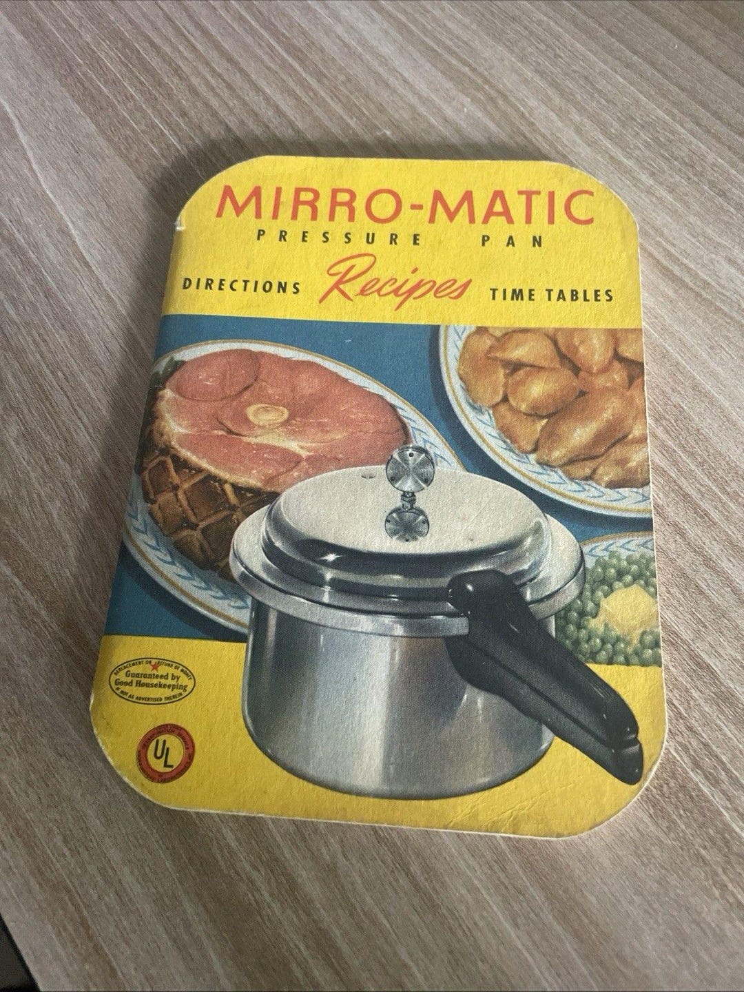 Vintage Mirro-matic Pressure Pan Recipe Booklet - Directions Time ...