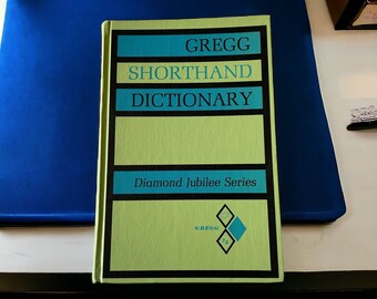 Gregg Shorthand Dictionary Diamond Jubilee Series 1963