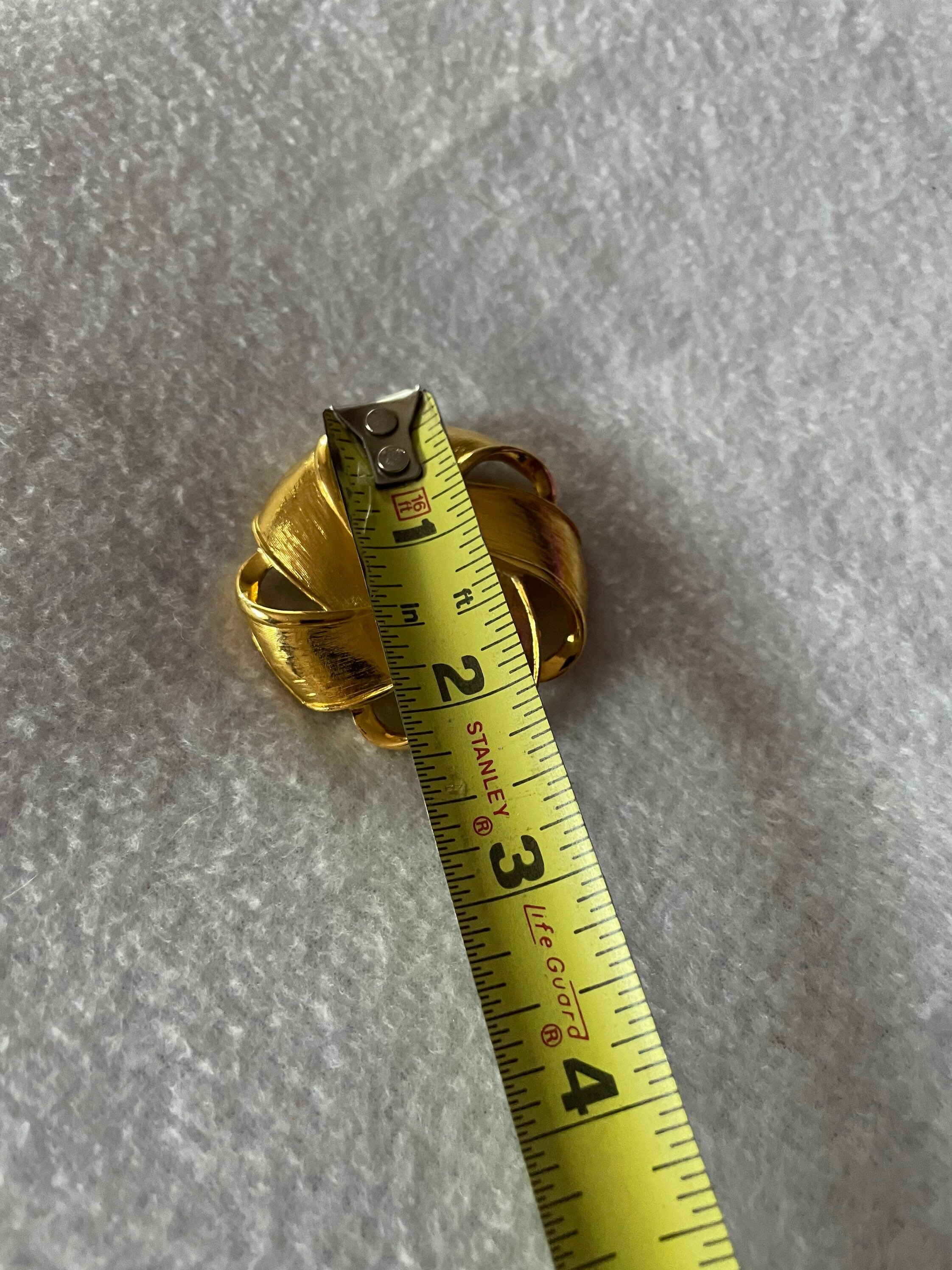 Petite Broche Signée NAPIER En Doré – 3,2 Cm, état Neuf, Fabriquée En France
