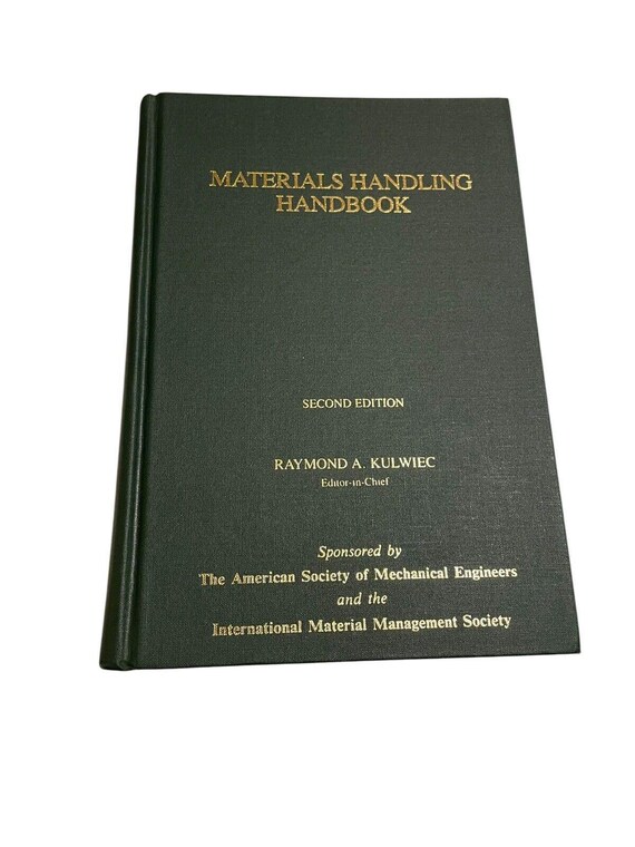Materials Handing Handbook 2nd Edition Raymond Kulwiec HC DJ 1985