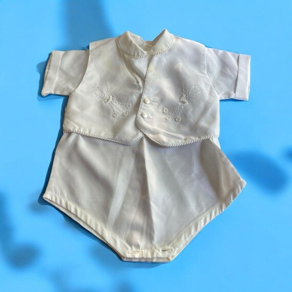 Madonna baby boyy Christening Outfit, 3-6 Months vintage