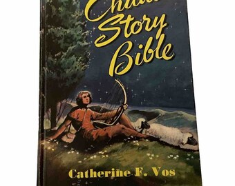 THE Child's Story BIBLE By Catherine F. Vos 1961 Hardcover, Illustrated