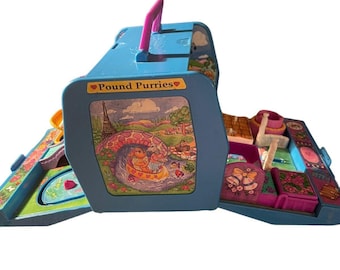 Galoob Pound Puppies/ Pound Purries Playset Carrying Case Only 1995