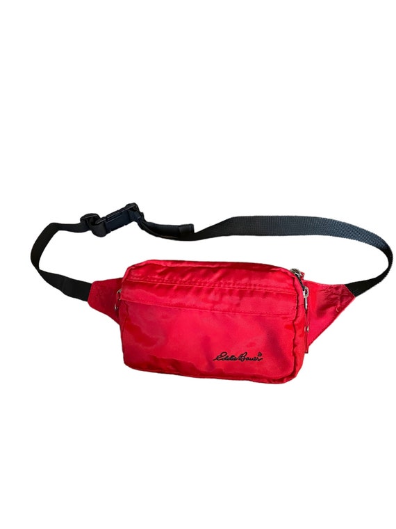 VTG Red Eddie Bauer Fanny pack hiking or biking ba