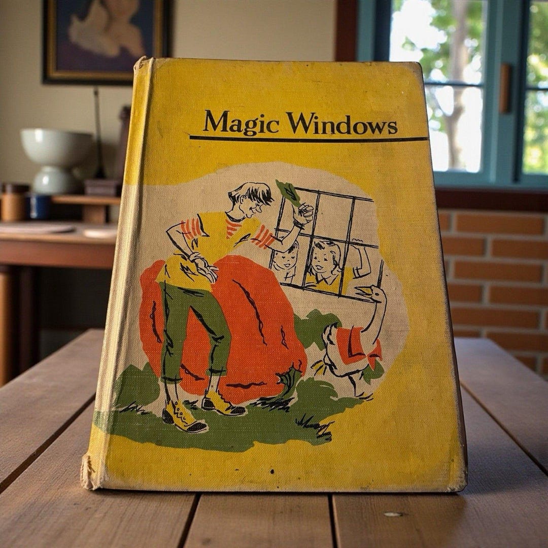 Magic Window 70s Magic Windows, W. Sheldon, M. Austin, 1957 Early Reader Illustrated ...