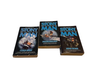 Stony Man Book Lot Of 3 Don Pendleton Libro de bolsillo Espionaje Suspenso