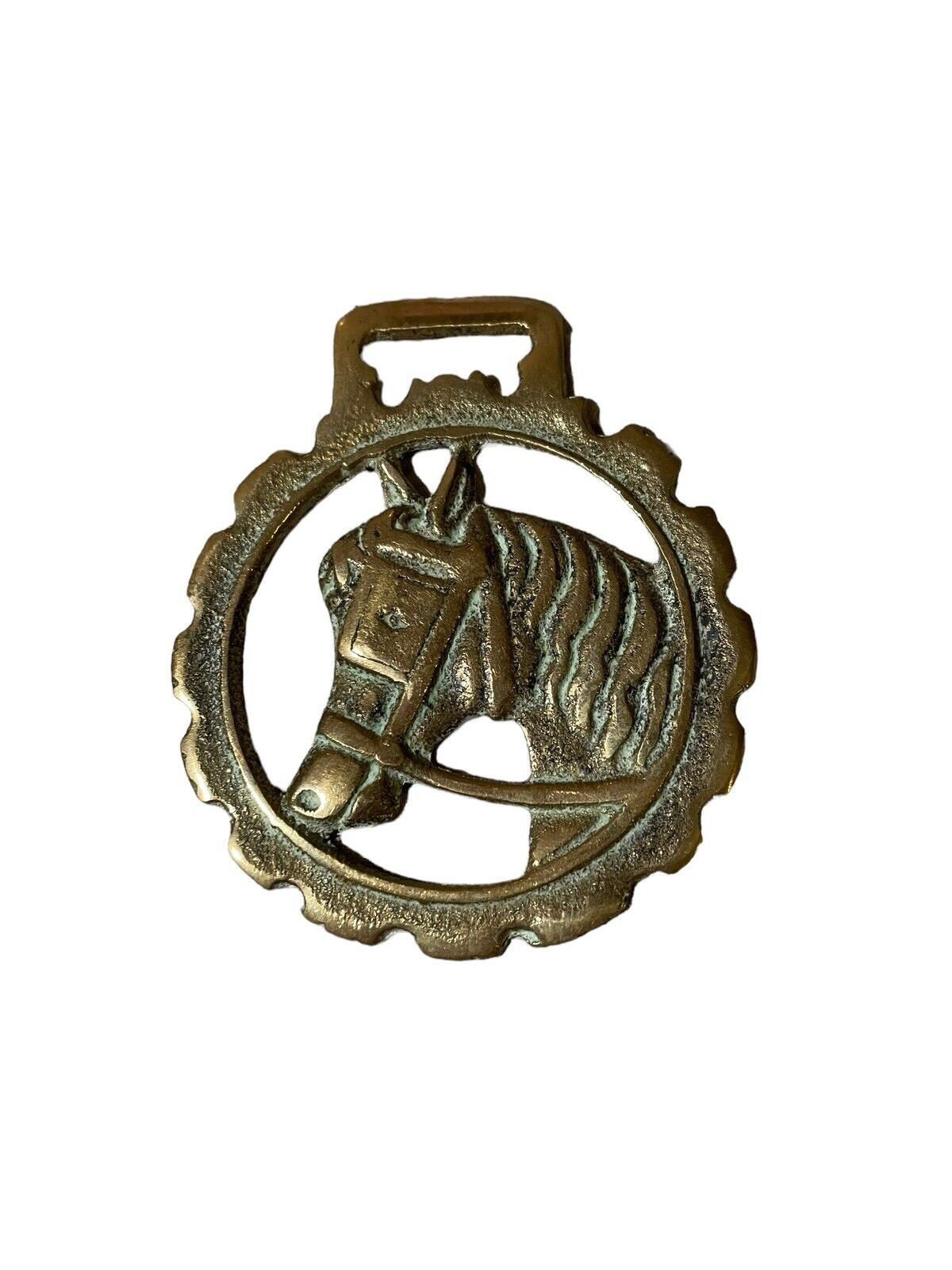 Lot De Quincaillerie En Laiton Pour Harnais De Poney - Occasion - 3 Pièces (918242)