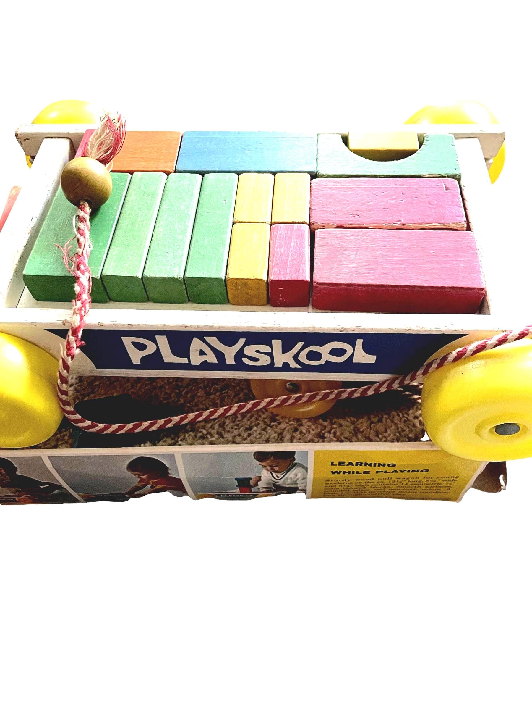 Playskoo Lwagon of Blocks 1970 Version - Etsy