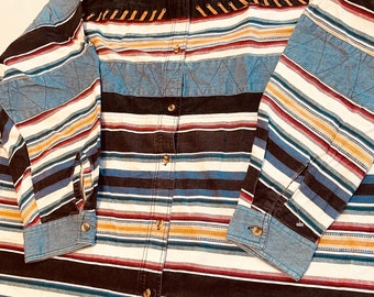 Vintage Kikomo Southwestern Style Shirt size 20W