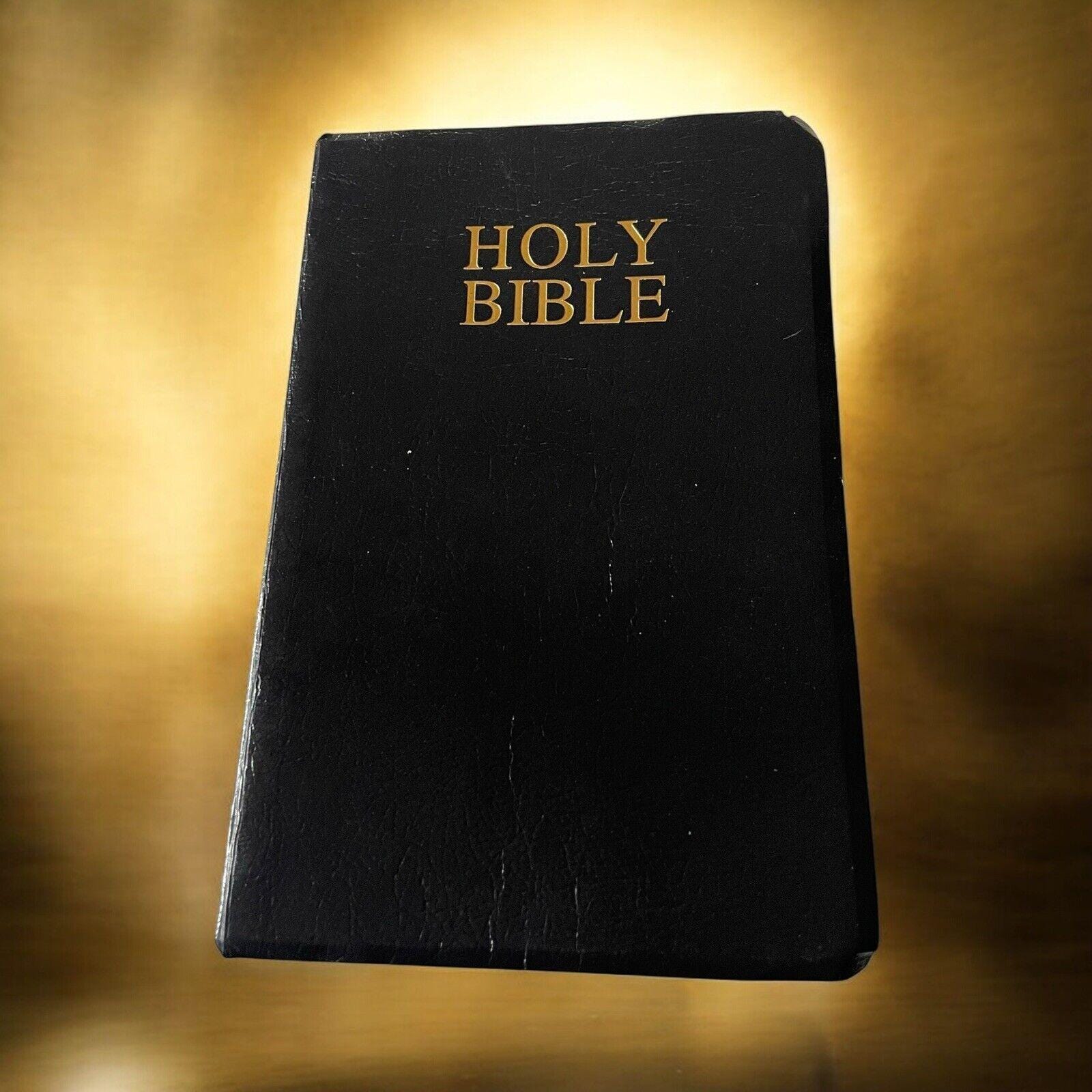 Holy Bible King James Version Zondervan 2002 Black Leather Look