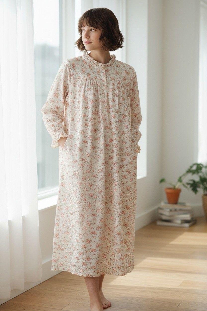 old lady pajama dress Granny Nightgowns grey tulle dress