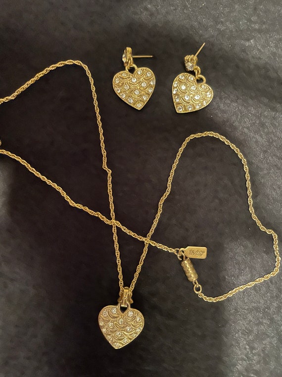 Vintage 1928 brand necklace and earring set