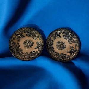 Royal Staffordshire Clarice Cliff Tonquin Small Bowls 5 Blue Set Of 2