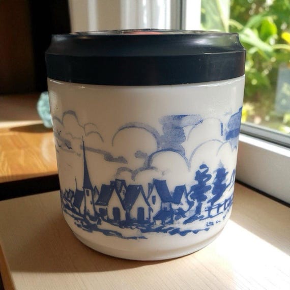 Valkenswaard Holland Original Opaline Tobacco Jar Willem
