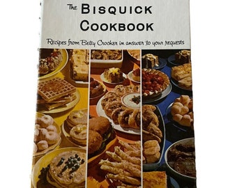 The Bisquick Cookbook 1964 Betty Crocker Recipes 1st Edition Clean