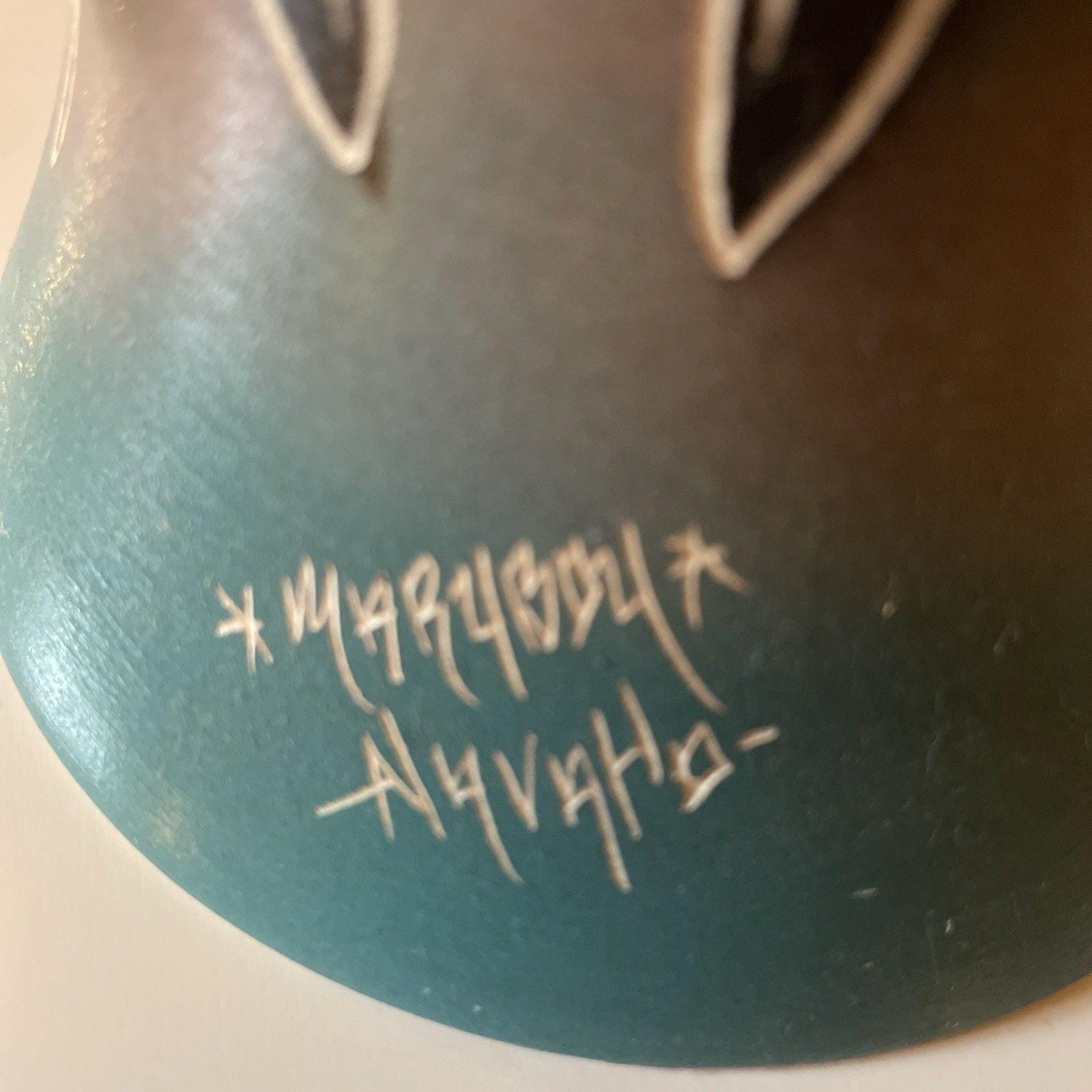 Navajo Pottery Wind Bell Native American Etched Hand Painted Tribal ...