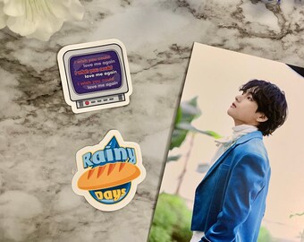 V Layover Stickers: Kpop Kim Taehyung, Journal Planner Stickers