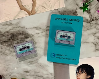 Jimin Muse Inspired Acrylic Pins | BTS kpop park jimin | acrylic pins memorabilia