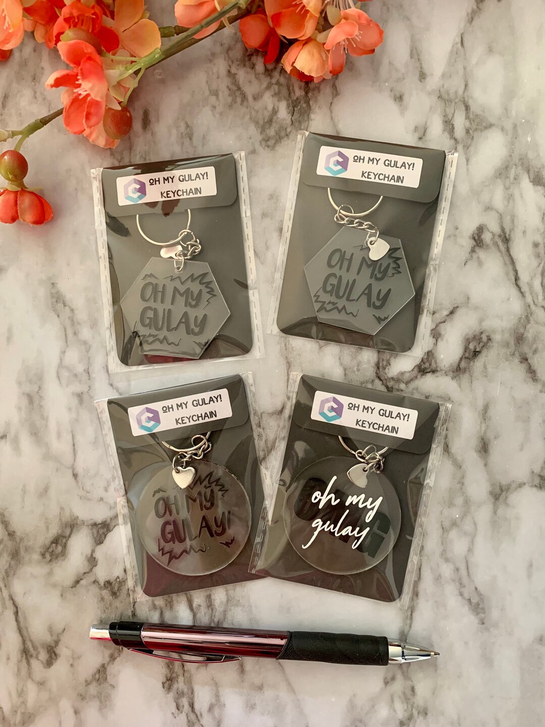 Oh My Gulay Filipino Acrylic Keychain | Filipino Tagalog Philippines ...