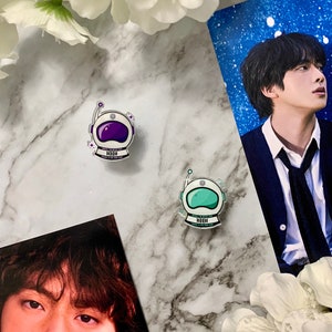 Jin Inspired The Astronaut Acrylic Pins | BTS kpop kim seokjin | acrylic pins memorabilia