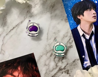 Jin Inspired The Astronaut Acrylic Pins | BTS kpop kim seokjin | acrylic pins memorabilia