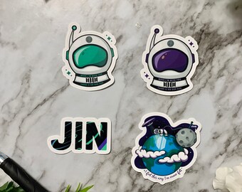 Jin The Astronaut Stickers: Kpop Planner Decals
