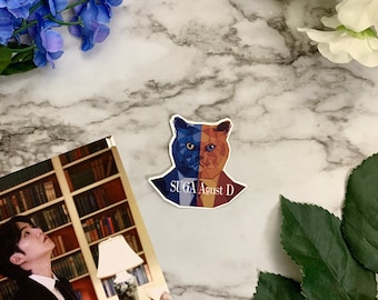 Suga Agust D Tour Sticker: Kpop Min Yoongi Inspired