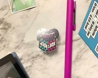 j-hope Jack in the Box Inspired Acrylic Pins | BTS kpop jhope hobi jung hoseok pandora&#39;s box | acrylic pins memorabilia