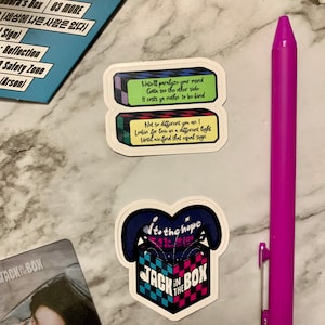 j-hope Jack in the Box Album Inspiriert Die Cut Stickers | BTS kpop kim seokjin | Journal Kalender Aufkleber | BTS Sticker kpop Sticker