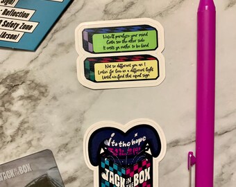j-hope Jack in the Box Album Stickers: Kpop Planner Decals