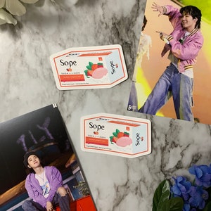Suga en j-hope SOPE geïnspireerd gestanst stickers | BTS min yoongi jung slangok | dagboek kalender planner sticker | BTS-sticker kpop-sticker