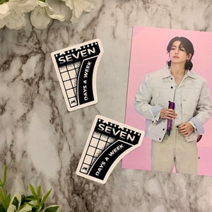 Jungkook Seven Inspiriert Sticker: Kpop Vinyl Aufkleber