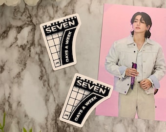 Jungkook Seven Inspired Sticker: Kpop Vinyl Decal