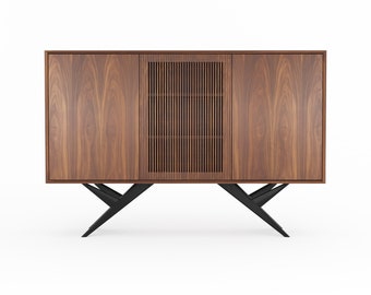 Walnut credenza prefect for dining room, dresser, commode, media cabinet console