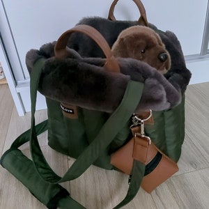 Pet Carrier for dogs, Waterproof Open Dog Carrier ,Fur Case For Pet Carrier, Pet Parent Gift -dog carrier, Bag for small dog,Puppy for dogs,