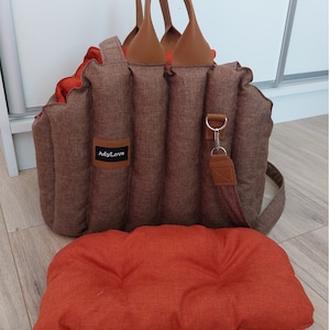 Pet Carrier for dogs, Waterproof Open Dog Carrier ,Pet Parent Gift - dog carrier, Bag for small dog bag, Puppy for dogs,