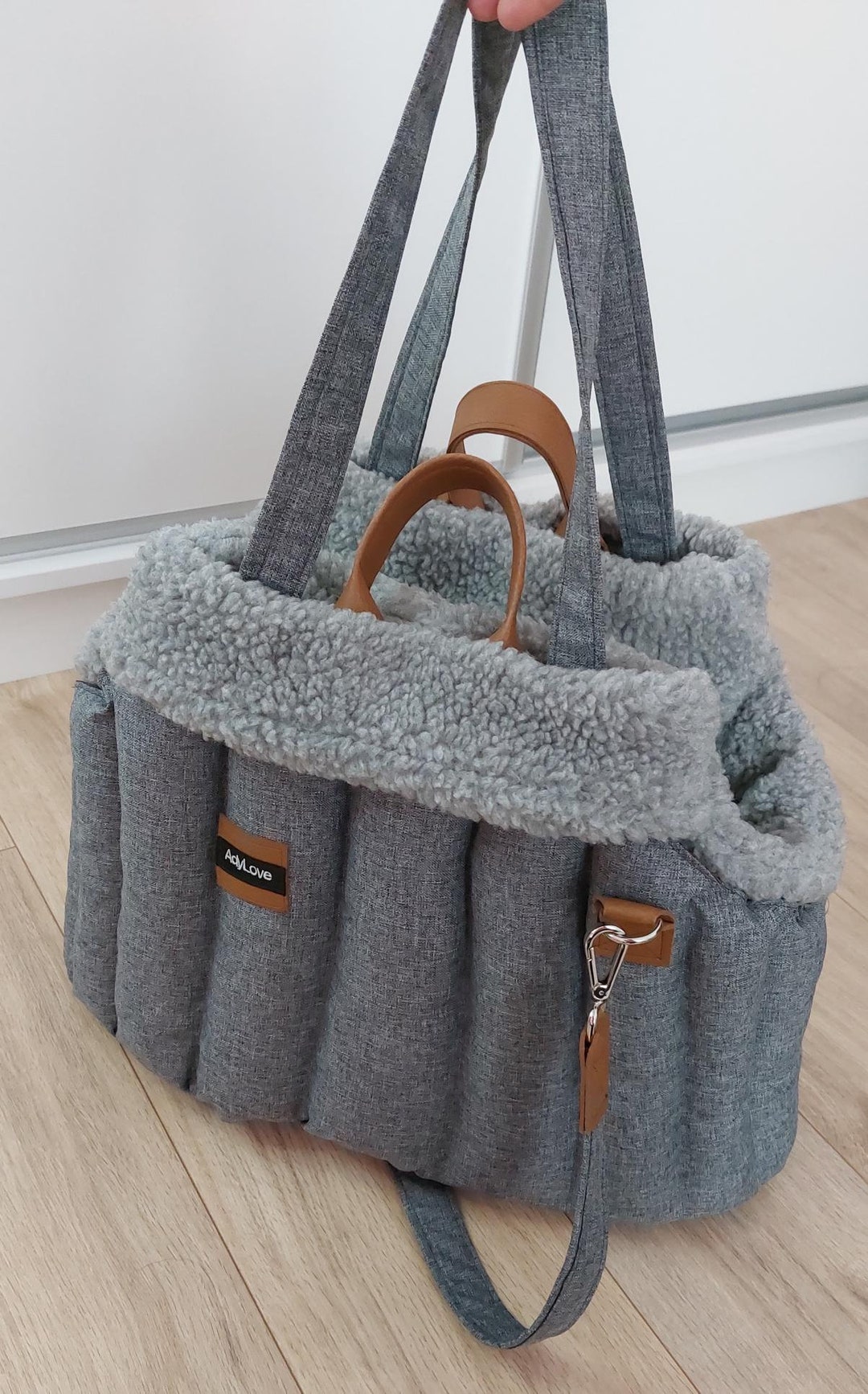 Pet Carrier for Dogs, Waterproof Open Dog Carrier ,fur Case for Pet