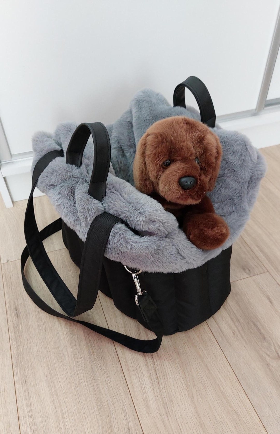 Pet Carrier for Dogs, Waterproof Open Dog Carrier ,fur Case for Pet