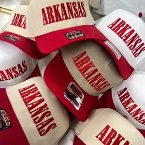 Arkansas Two Tone Trucker Hat