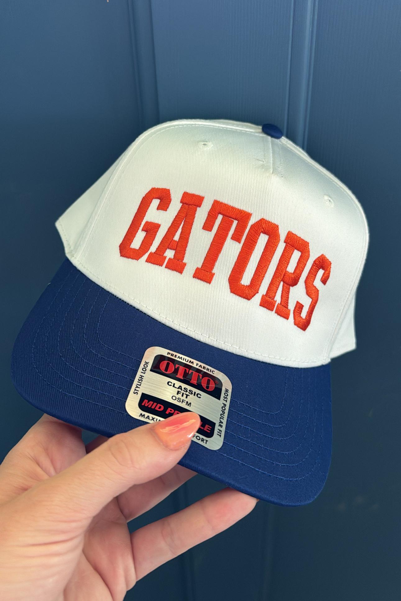 Gators Vintage Trucker Hat Florida Royal white Etsy