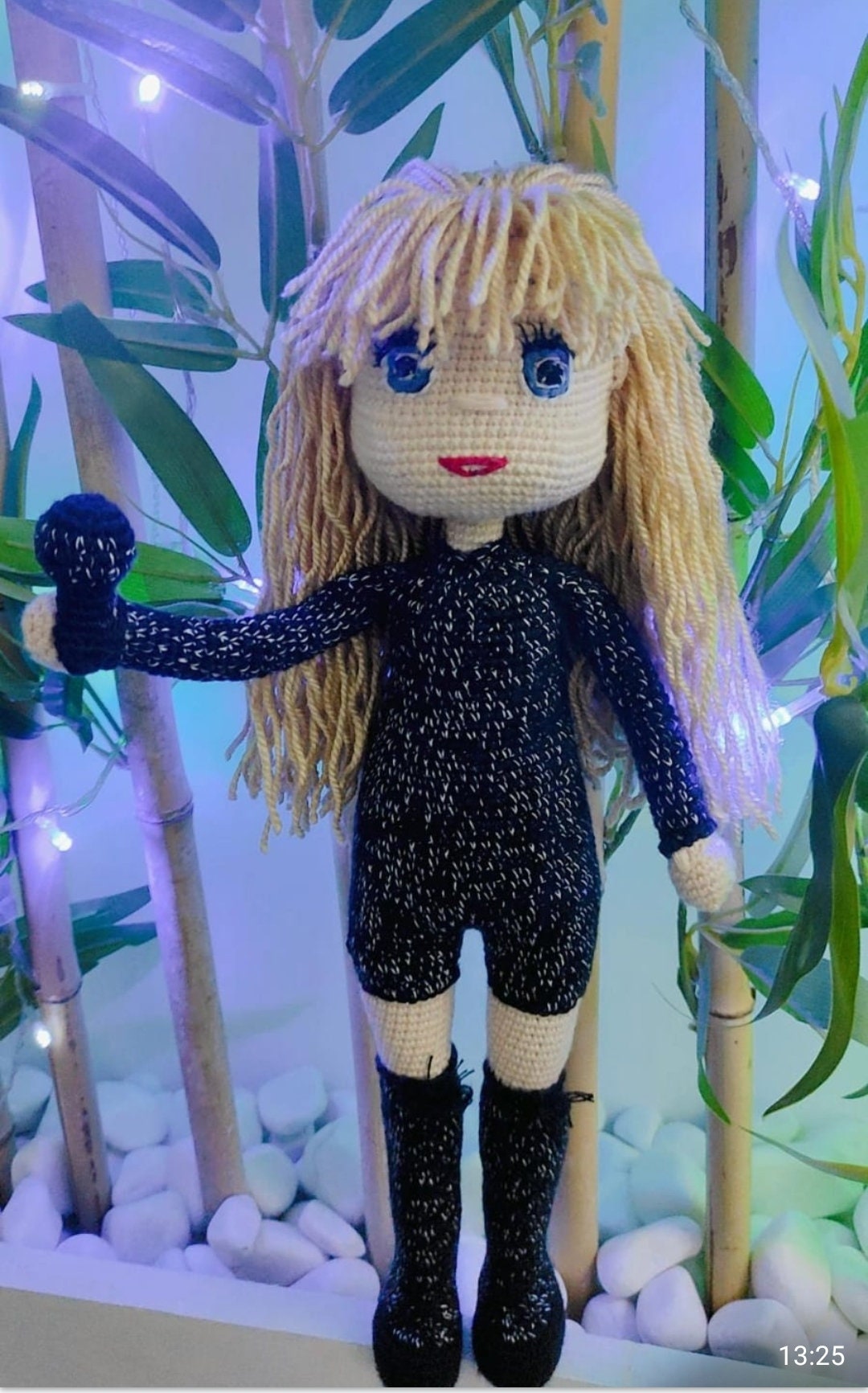 Taylor Swift Lover Plush Crochet Doll // Heart Popstar Valentines Swiftie  Plushie