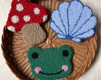 Sous-bocks faits main : Mug en fil de coton