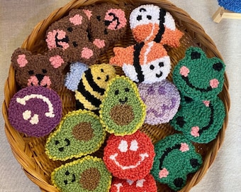 Grip pour téléphone capitonné fait main, support pour téléphone portable duveteux