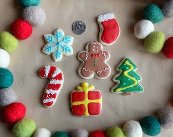 6 Gluten-Free Decorated Christmas Sugar Cookies