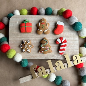6 Decorated Gingerbread Christmas Cookies - Gluten-Free