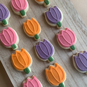 12 Mini Tulip Sugar Cookies - Gluten-Free
