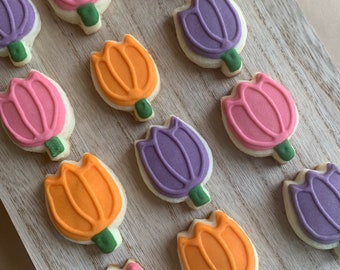 12 Mini Tulip Sugar Cookies - Gluten-Free